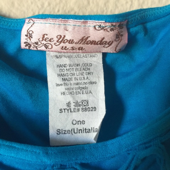 BUNDEL Pink dress and blue net tank - Picture 7 of 7